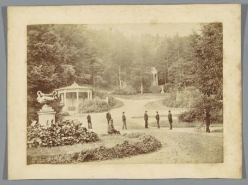 Men in the Cleves Gardens