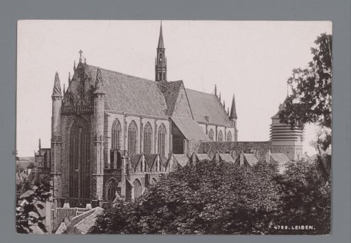 View of the Hooglandse Church in Leiden