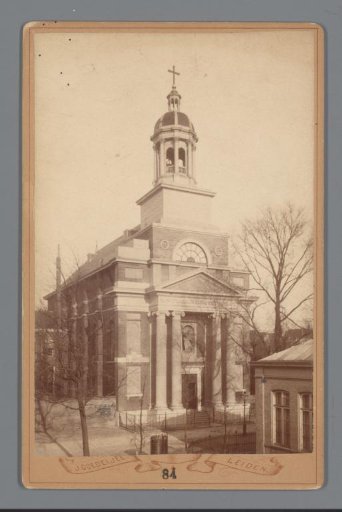 View of the Sint-Petruskerk in Leiden