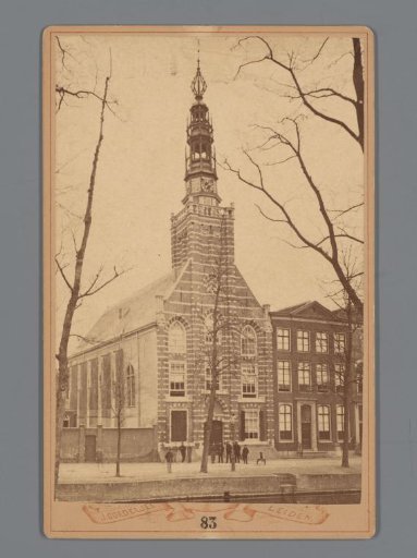 View of the Heilige Lodewijkkerk in Leiden