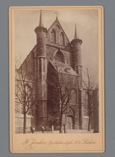 View of the Pieterskerk in Leiden