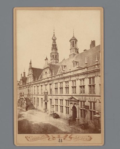 View of the Town Hall in Leiden