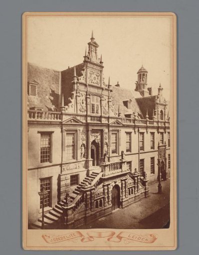 View of the Town Hall in Leiden
