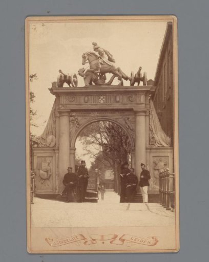 View of the Doelen Gate in Leiden