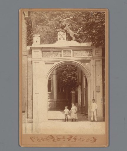 Portal of the Castle of Leiden