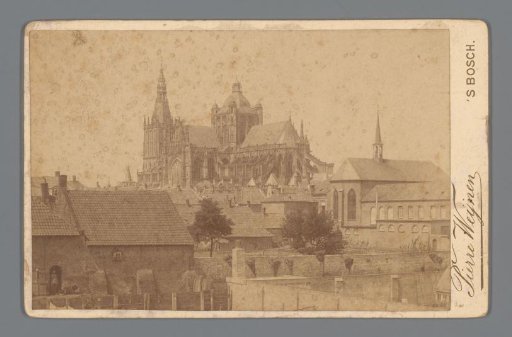 View of the St. John's Cathedral in 's-Hertogenbosch