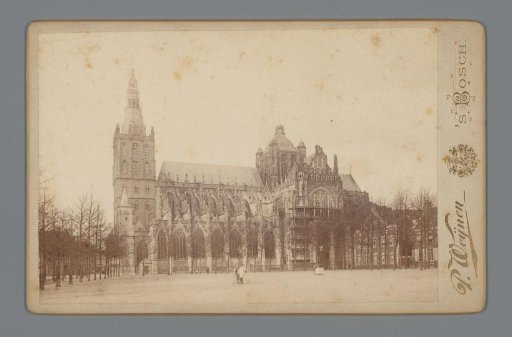 View of the St. John's Cathedral in 's-Hertogenbosch
