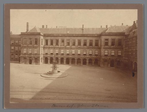 View of the Binnenhof in The Hague