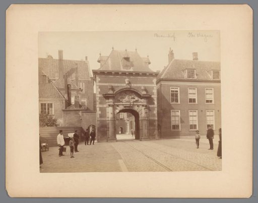 View of the Mauritspoort on the Binnenhof in The Hague