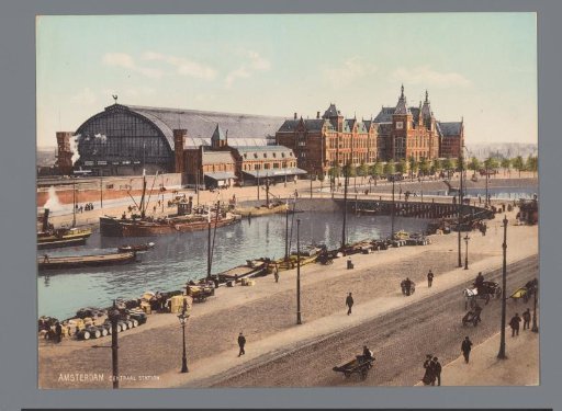 View of Amsterdam Central Station