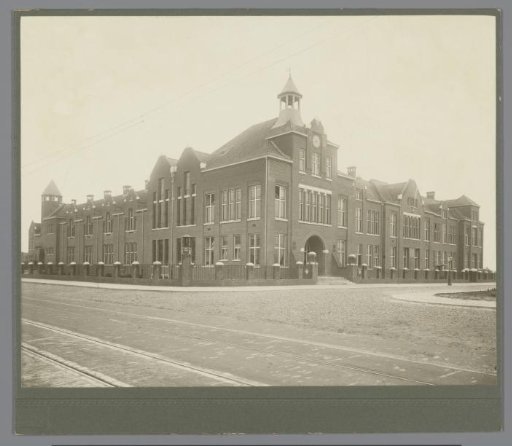 View of the Hoogere Burgerschool in Leiden
