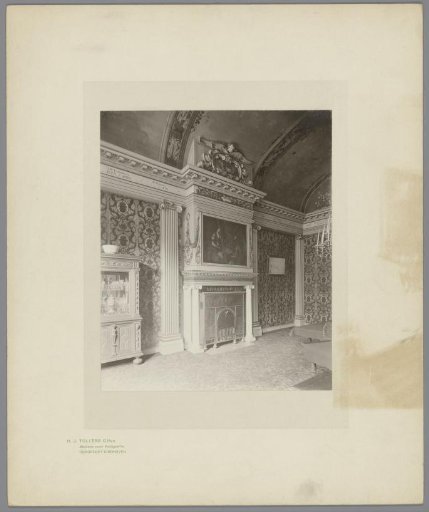 Interior of a room in the Rijnlandshuis in Leiden
