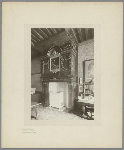 Interior of a room in the Rijnlandshuis in Leiden