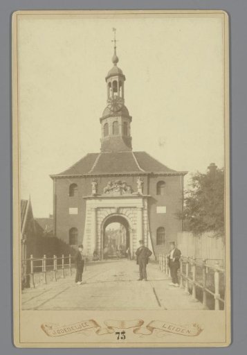 View of the Zijlpoort in Leiden