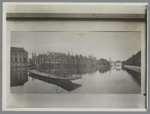 Photographic Reproduction of a View of the Hofvijver with the Binnenhof in The Hague