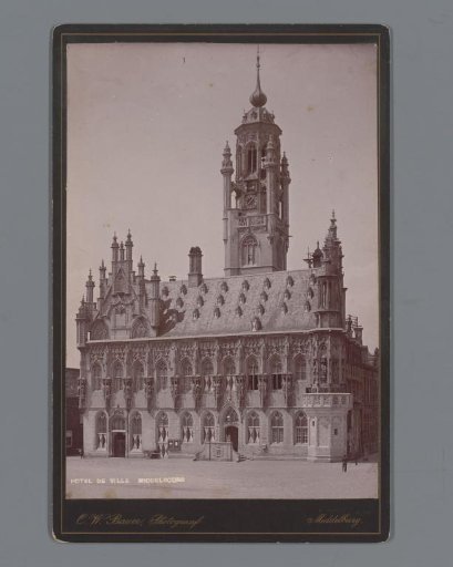 View of the Town Hall of Middelburg