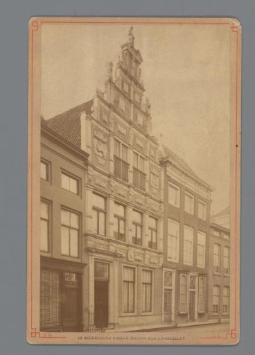 Facade of the Golden Sun in the Lange Delft, Middelburg