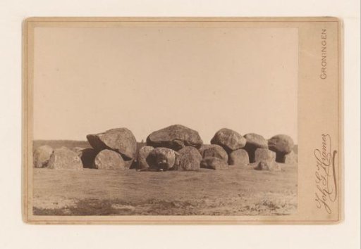 Boy Lying by a Hunebed near Eext