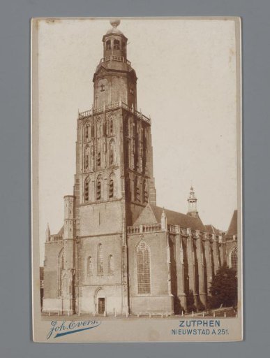 View of the Sint Walburgiskerk in Zutphen