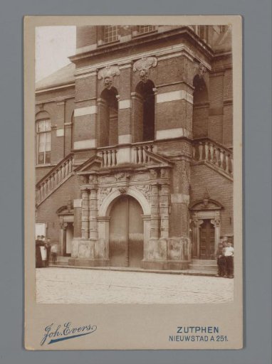 Detail of the Entrance to the Wijnhuistoren in Zutphen