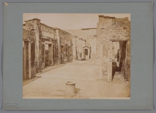 Remains of the House of the Tragic Poet at Pompeii