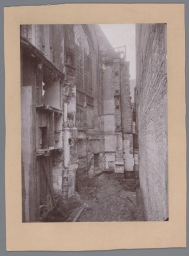 Detail of the Nieuwezijds Chapel During Demolition
