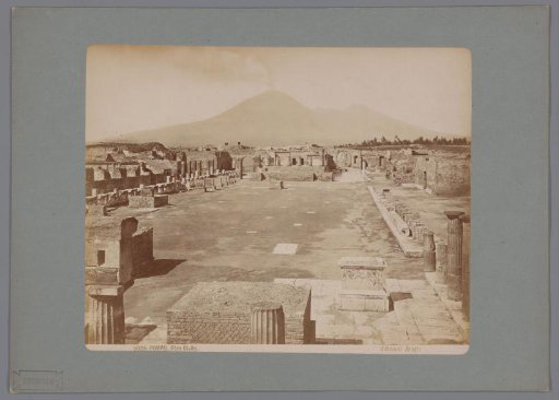 View of the Forum at Pompeii