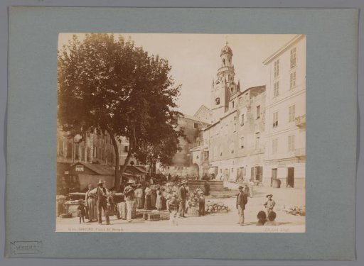 Market square at San Remo