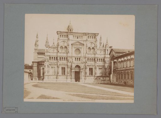 Facade of the monastery church of Pavia