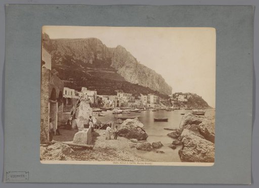 Harbor on the coast of Capri