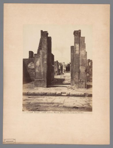 Remains of the Casa di Pansa in Pompeii, Italy