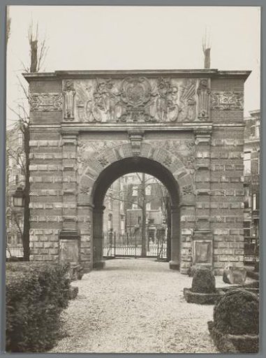 Mountain Gate in the garden of the Rijksmuseum, Amsterdam