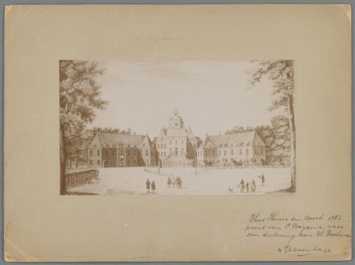 Photographic reproduction of print by the Personnel Commission at Huis ten Bosch, 1782