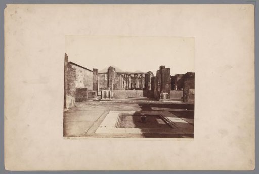 Remains of the House of the Faun in Pompeii