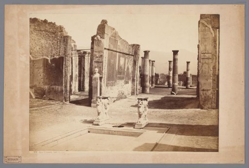 Remains of the house of Cornelio Rufo in Pompeii