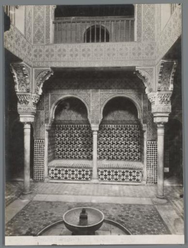 Interior of the Sala de las Camas in the Alhambra, Granada, Spain