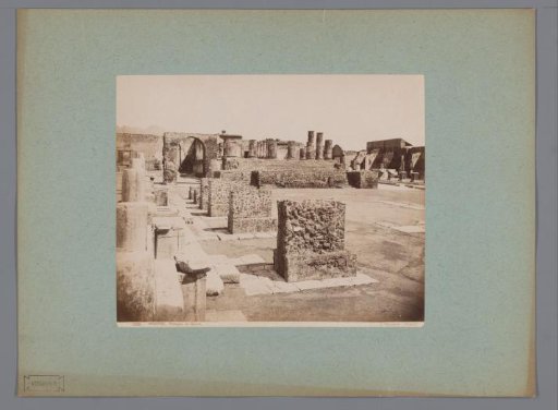 Ruin of the Temple of Jupiter in Pompeii