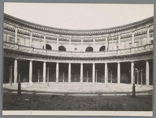 Patio of the Palace of Charles V in the Alhambra, Granada, Spain