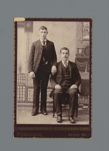 Portrait of Two Unknown Young Men