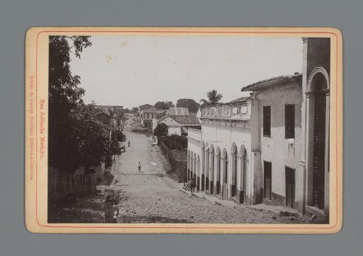 View of the Saldanha Marinho Street in Manaus, Brazil