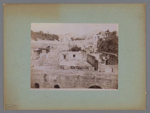 View of Ruins in Herculaneum, Italy