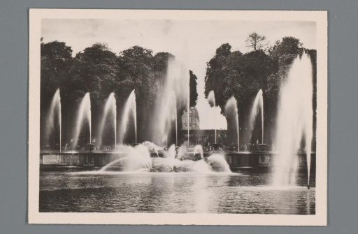 Neptune Basin in the gardens of Versailles