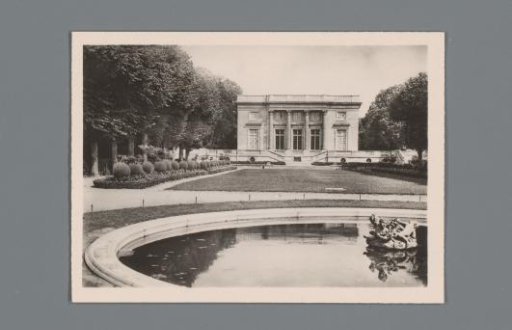 Petit Trianon in the French gardens of the Palace of Versailles