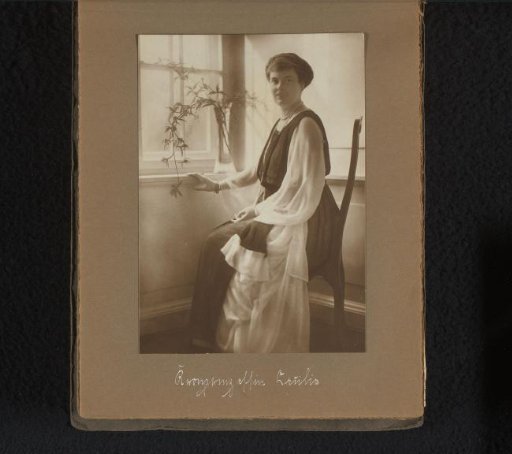 Portrait of Cecilie of Mecklenburg-Schwerin by a window