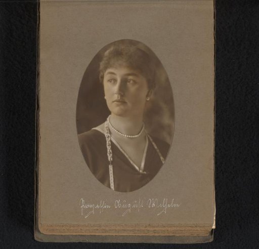 Portrait of Alexandra Victoria Auguste Leopoldine Charlotte Amalie Wilhelmina of Schleswig-Holstein-Sonderburg-Glücksburg
