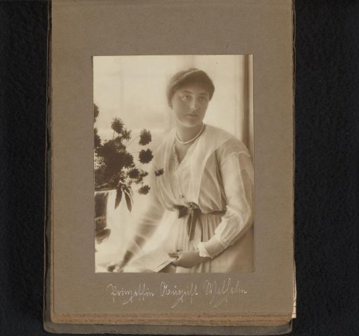 Portrait of Alexandra Victoria Auguste Leopoldine Charlotte Amalie Wilhelmina of Schleswig-Holstein-Sonderburg-Glücksburg