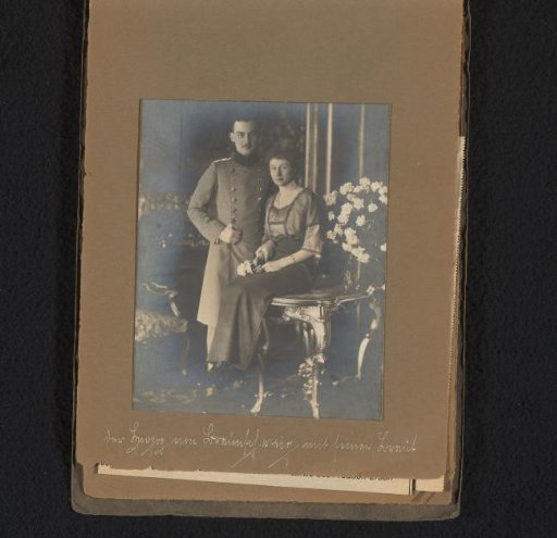 Portrait of Ernst August of Brunswick and his wife Victoria Louise of Prussia