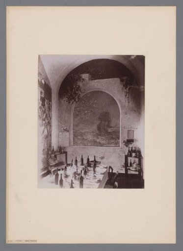 Interior of the Dining Room of Hotel Pagano in Capri, Italy