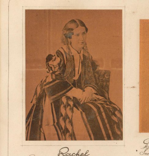 Portrait of Elizabeth-Rachel Félix, known as Mademoiselle Rachel