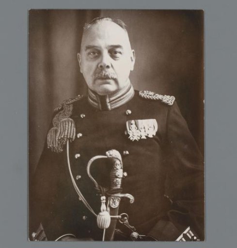 Portrait of an unknown man in a general's uniform